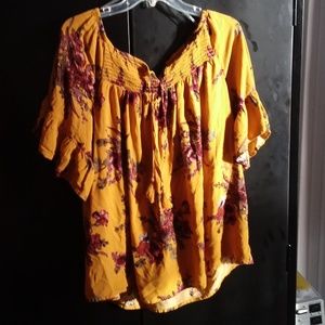 Terra Sky women Blouse 1X 16W-18W